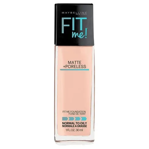Maybelline FIT ME! Matte   Poreless Foundation, Fair Ivory #105