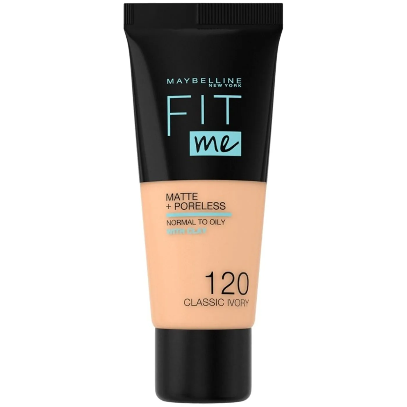 Maybelline Fit Me Matteporeless120 Classic Ivory Foundation 30 GM
