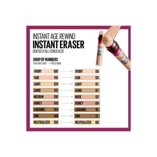 Maybelline Instant Age Rewind Eraser Multi-Use Concealer - Nude 02