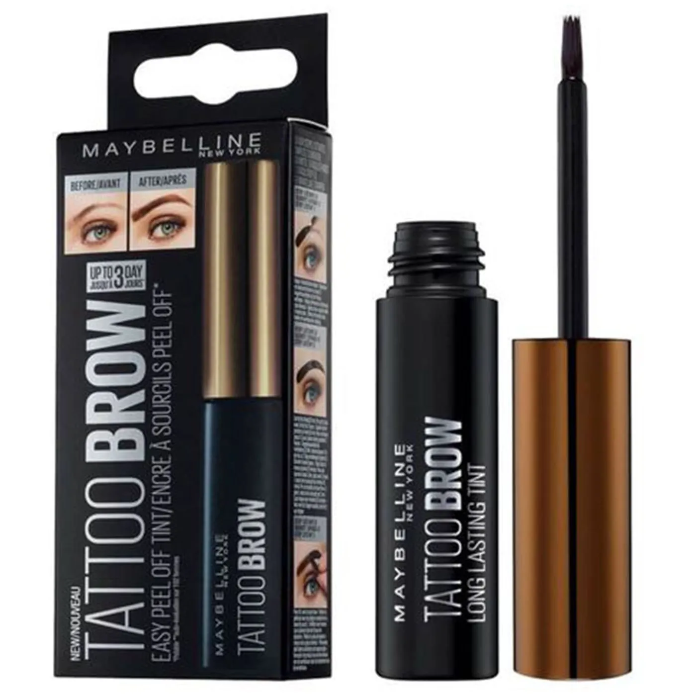 Maybelline Tattoo Wp Gel Nu 05 Choco Eyebrow Pencil 10 Tab