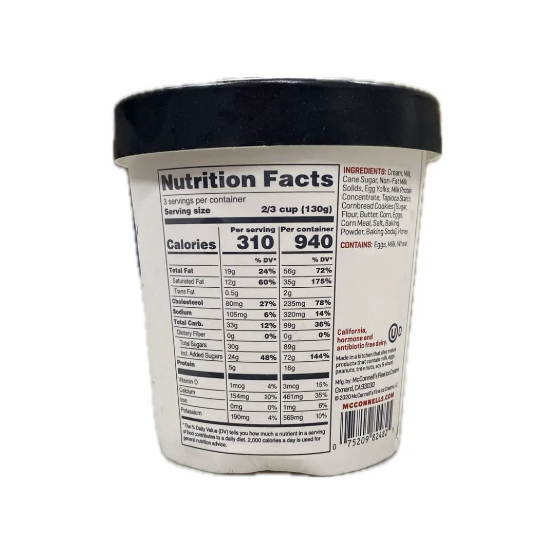 Mcconnells Honey &Cornbred Cookies 16oz