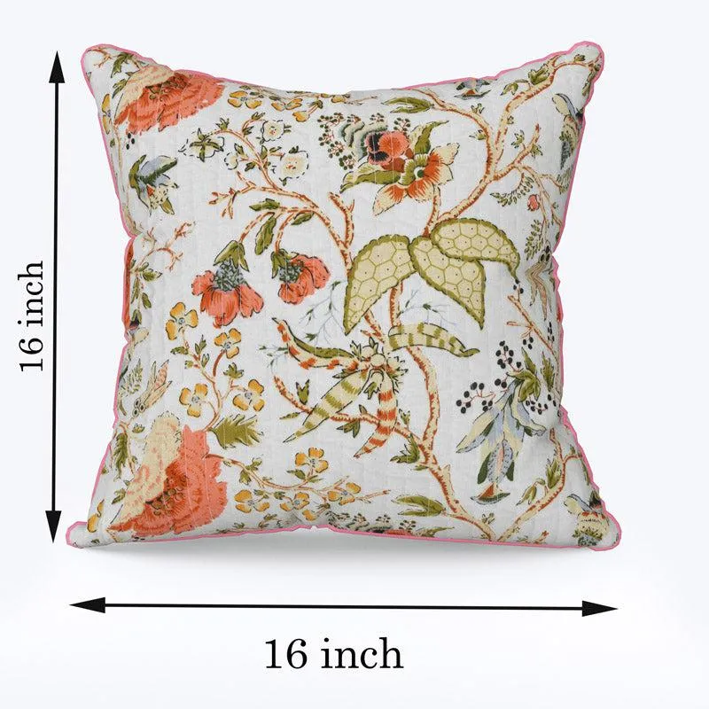 Mehan Floral Cushion Cover - Set Of Five