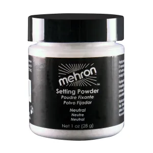 Mehron Ultrafine Setting Powder Neutral/Translucent (1 oz)