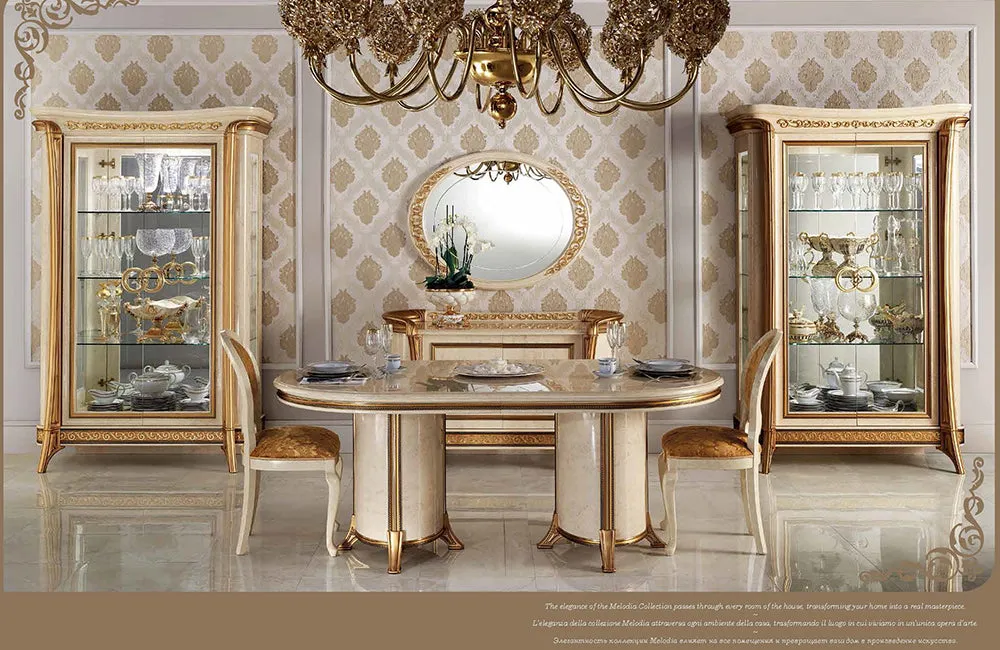 Melodia Day Dining Table Oval with 1 ext