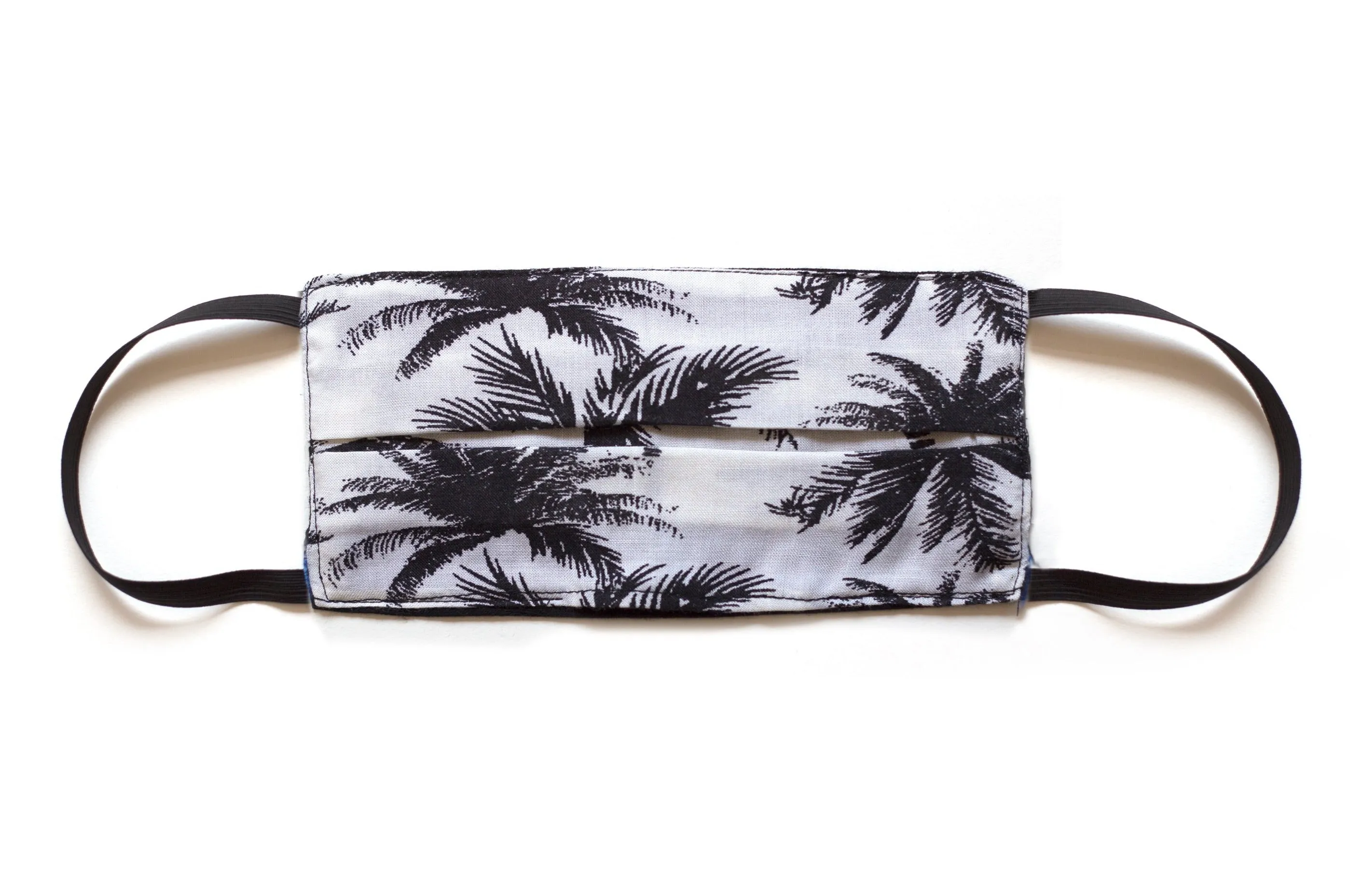 Men's Face Mask Palm Tree Black