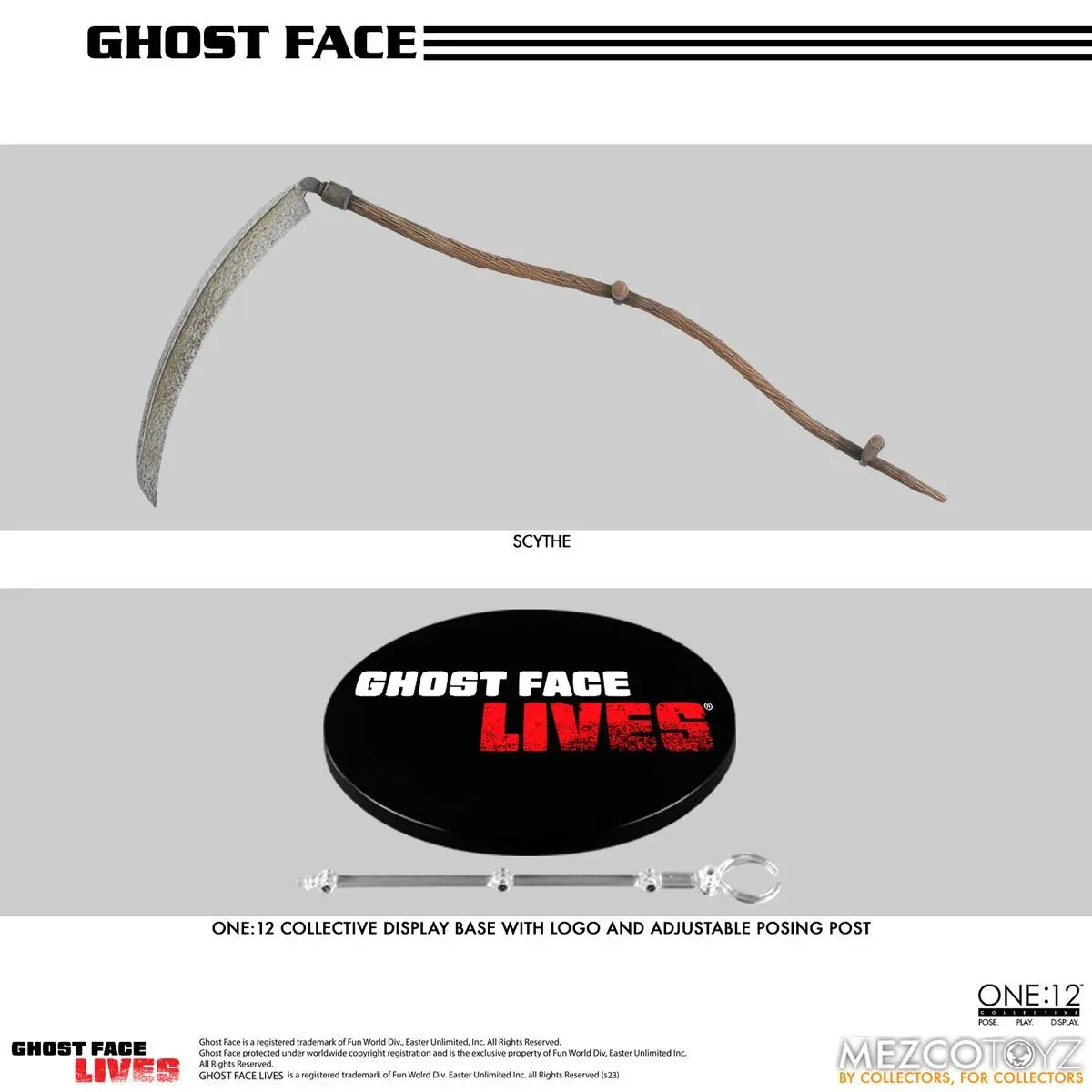 Mezco Toyz - One 12 Ghost Face Lives - Ghost Face