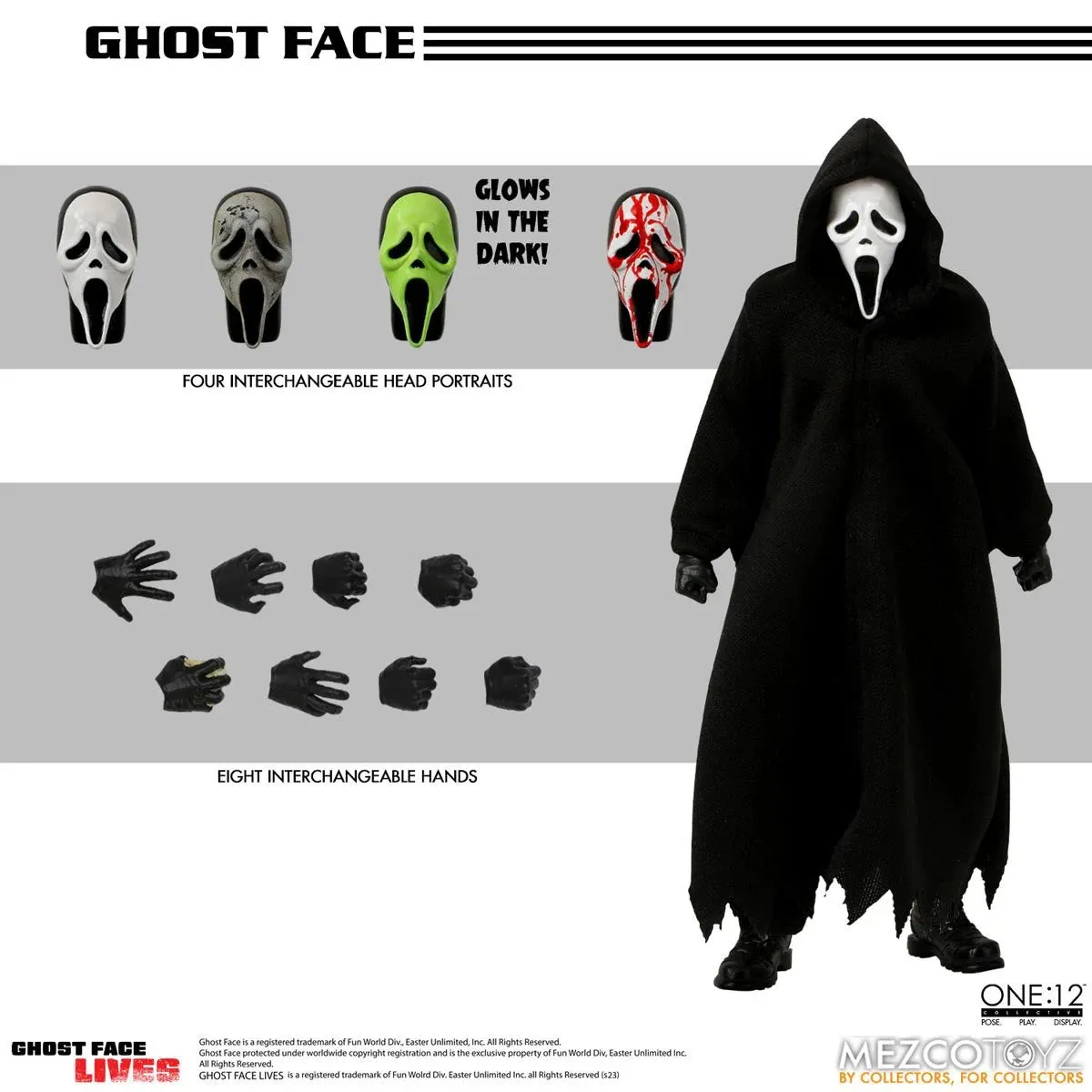 Mezco Toyz - One 12 Ghost Face Lives - Ghost Face