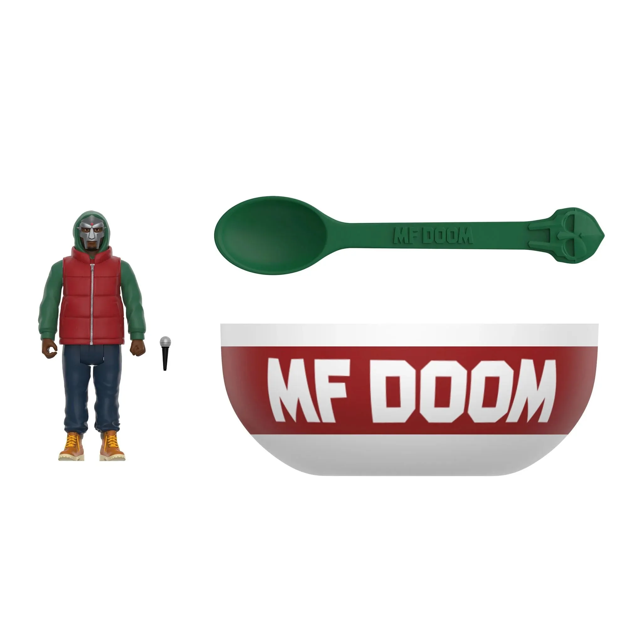 MF DOOM ReAction Figures Wave 2 MF DOOM (Mm..Food) Cereal Box & Toy