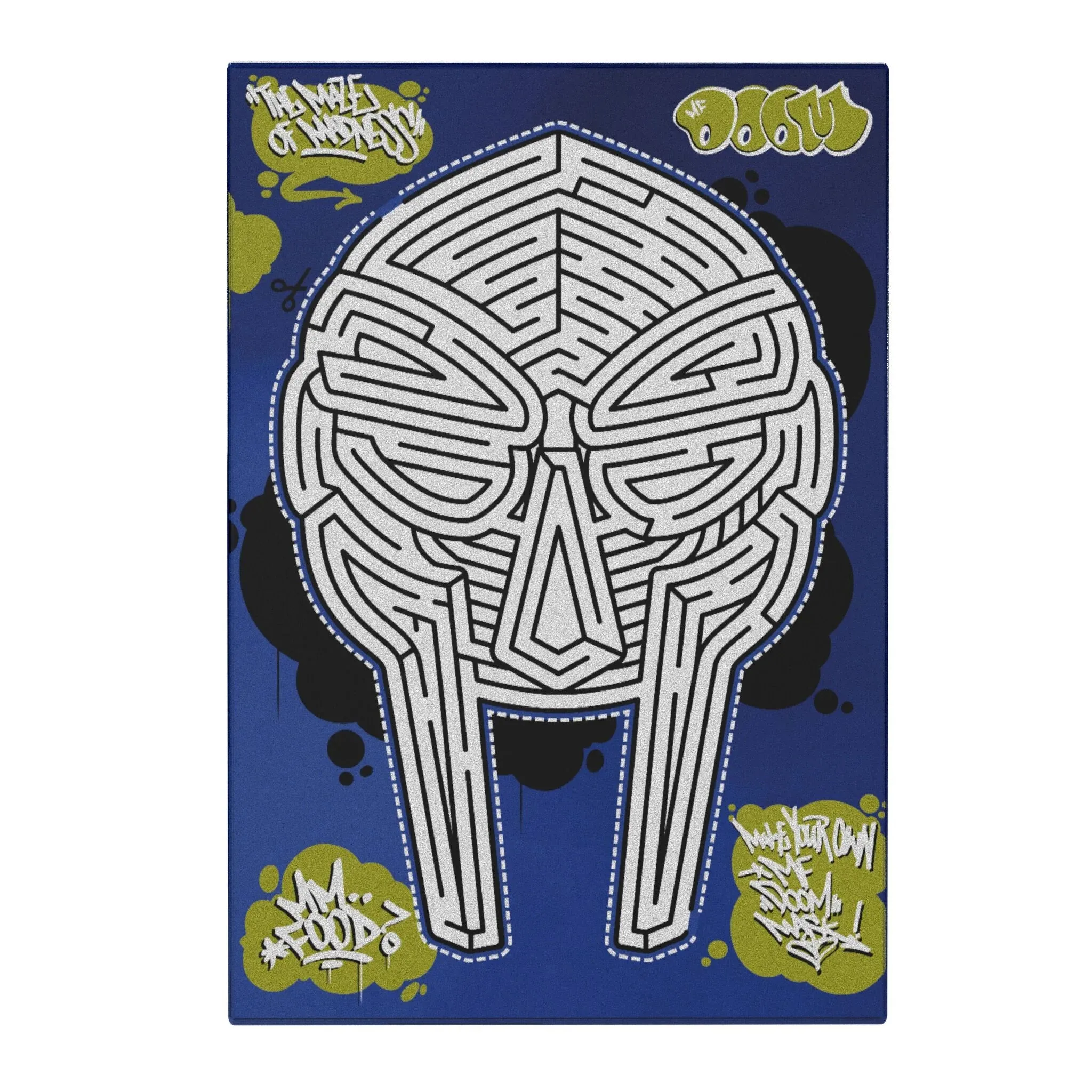 MF DOOM ReAction Figures Wave 2 MF DOOM (Mm..Food) Cereal Box & Toy