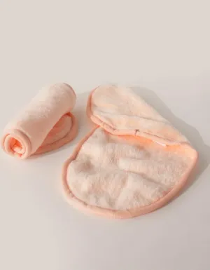 Microfibre Makeup Remover Cloths 2 Pack Pink