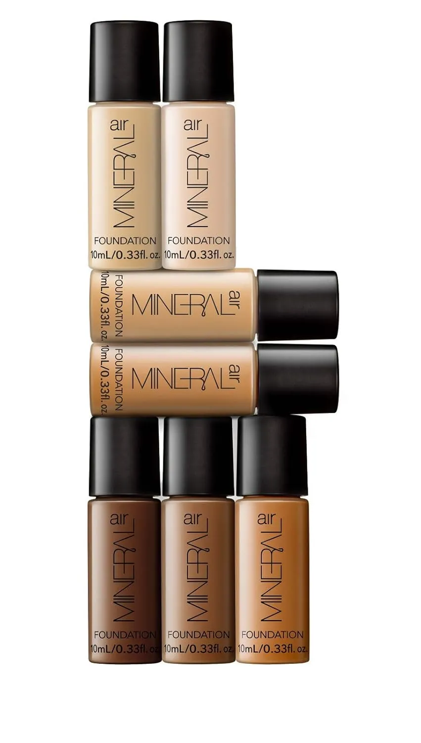 Mineral Air Four-in-One Foundation for Mineral Air Mist DeviceColor, 10 ml, Travel Size - Medium
