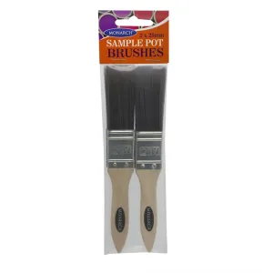 Monarch 25mm Sample Pot Brush - 2 Pack