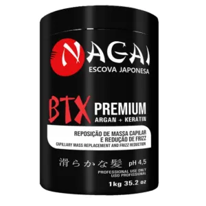Nagai Deep Hair Mask  Deep Hair Mask  Premium Mass Replacement Frizz Reduction 1Kg - Fio Perfeitto
