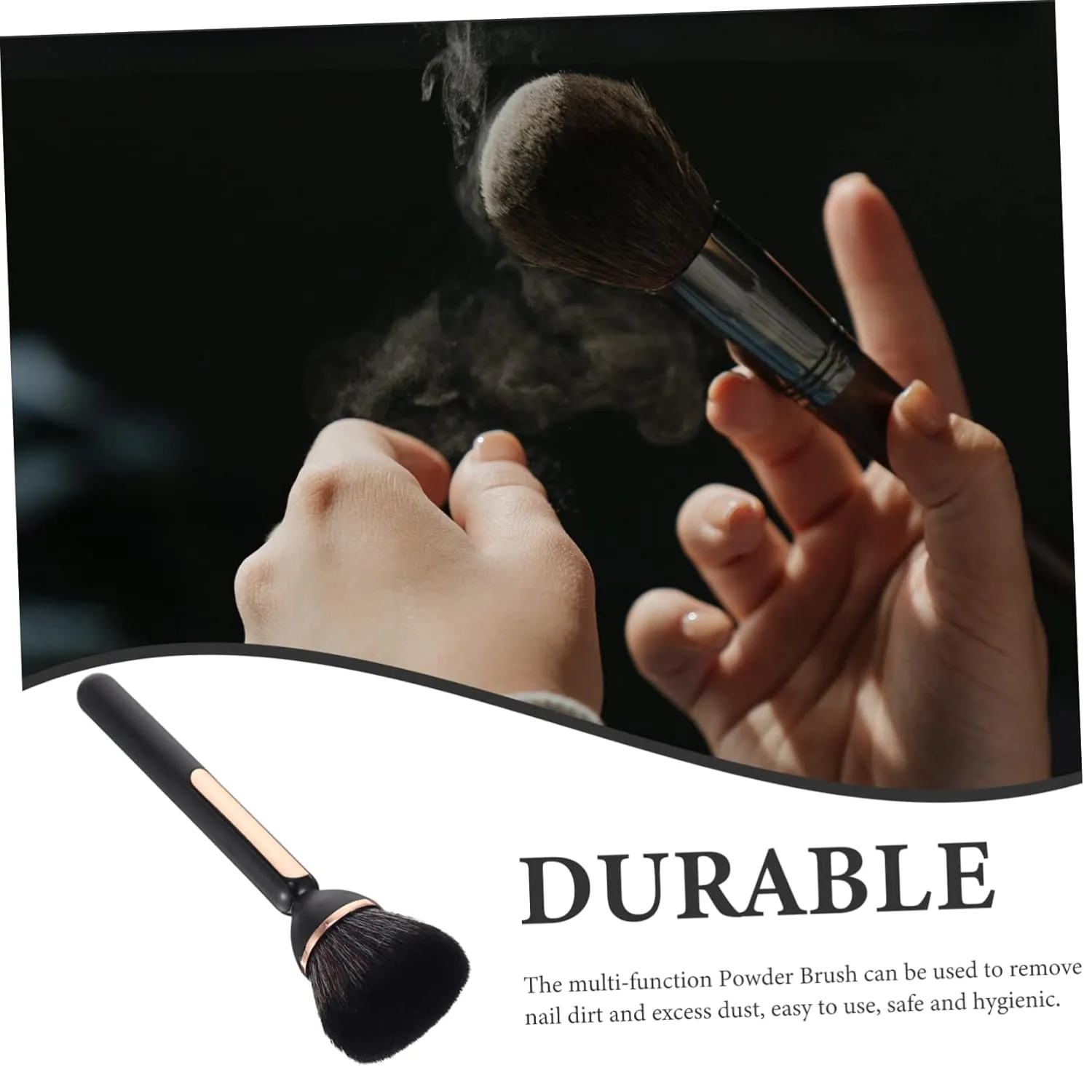 Nail Dust Brush Dust Brush Naildust Brush Makeup Brush for Loose Powder Portable and Practical
