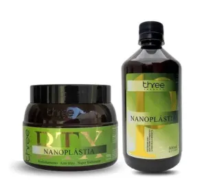 Nanoplasty Deep Hair Mask  Realignment Anti Frizz Super Moisturizing 2x500 - Three Therapy