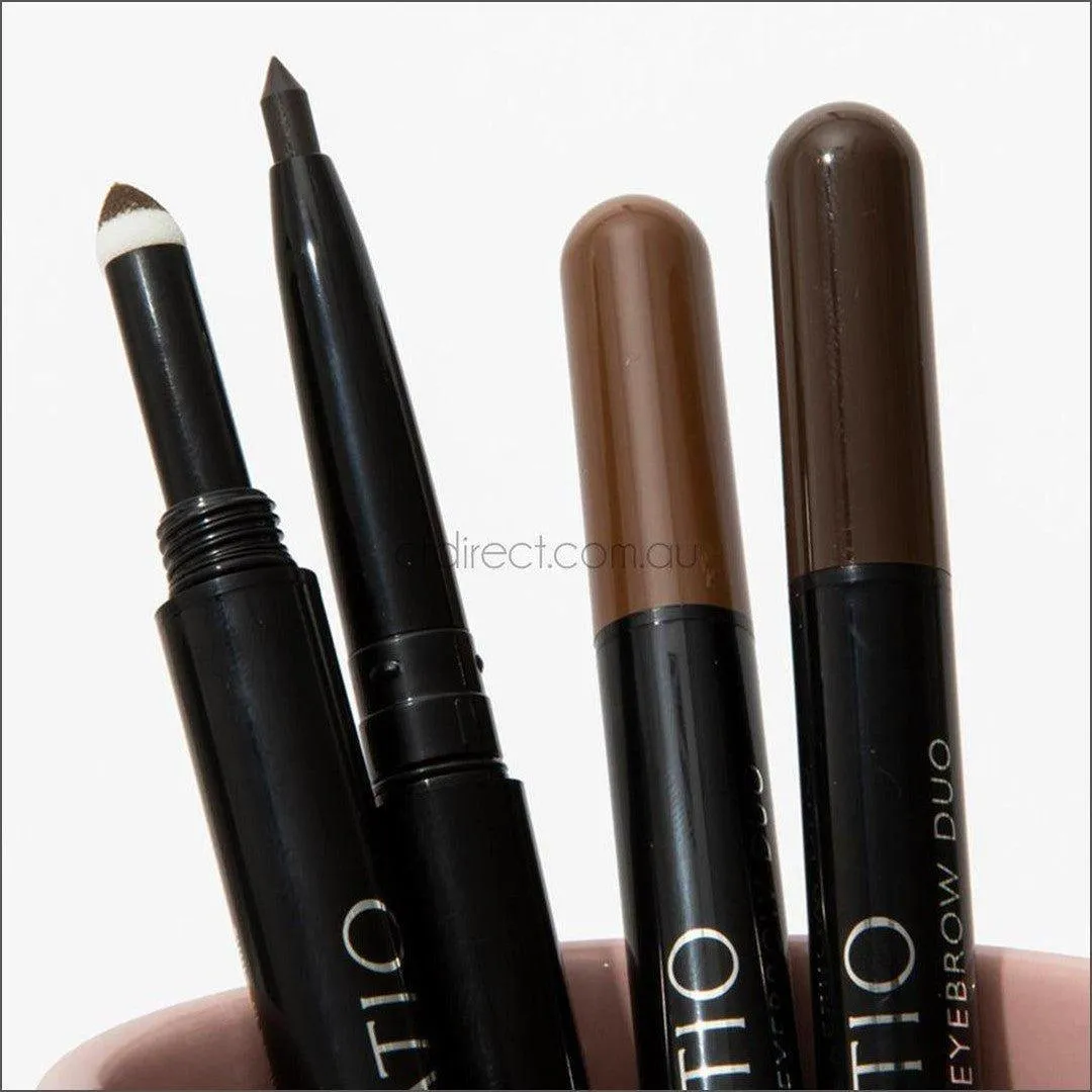 Natio Mechanical Eyebrow Duo - Dark Brown 0.7g