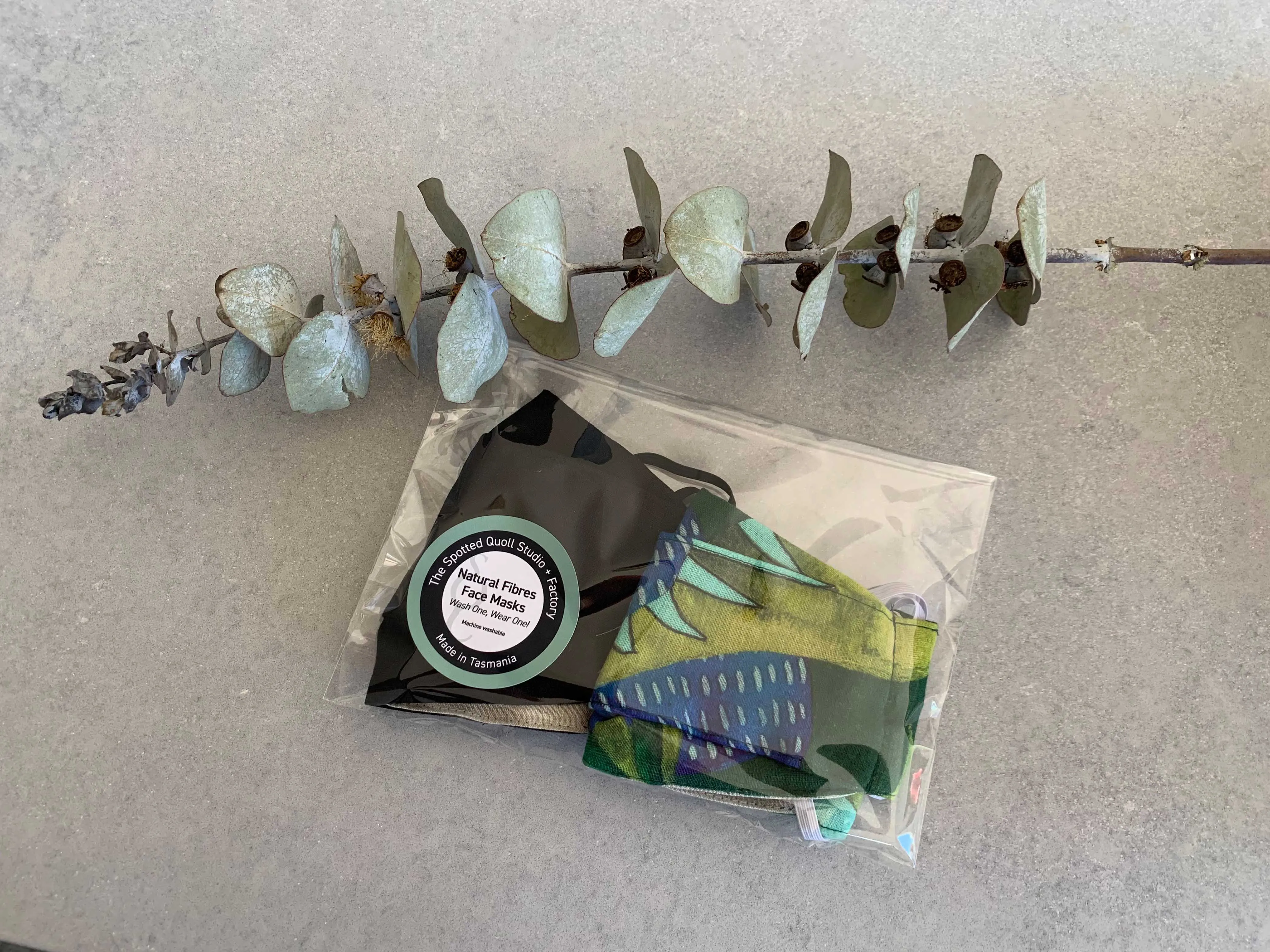 Natural Fibre Face Masks Double Packs
