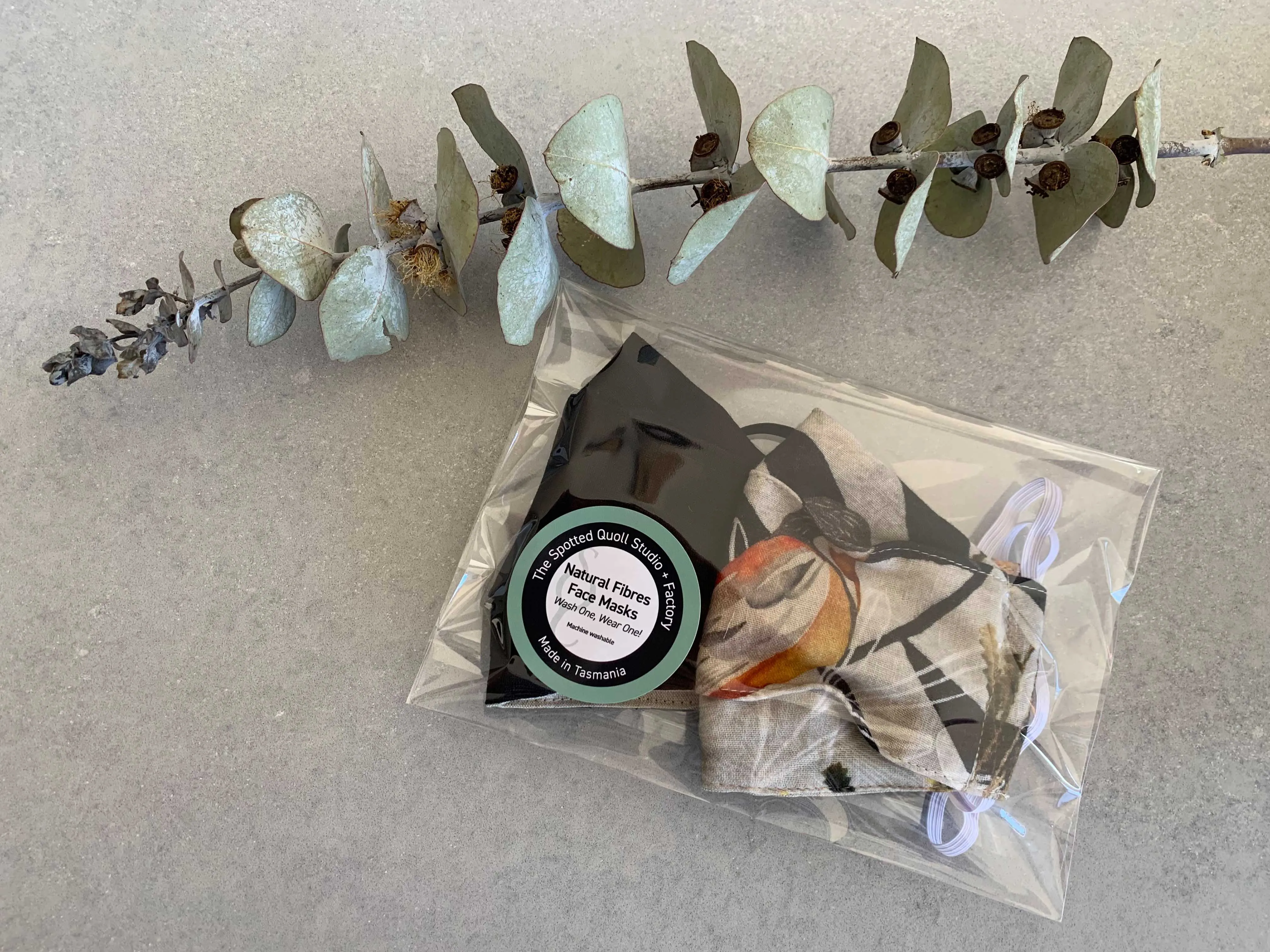 Natural Fibre Face Masks Double Packs