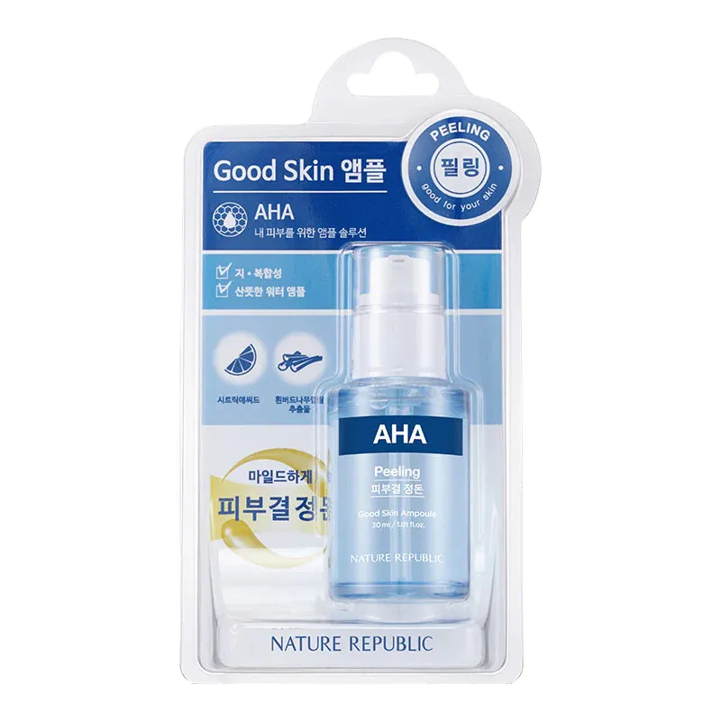 NATURE REPUBLIC AHA Peeling Good Skin Ampoule سيروم لتقشير البشرة باحماض الفا