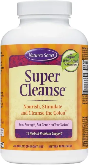 Nature's Secret Super Cleanse™, 200 Tablets