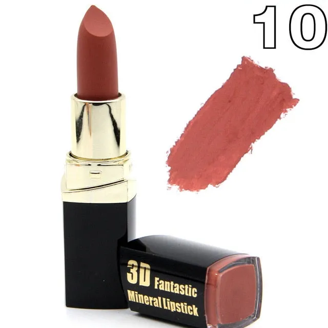 New Beauty Professional Lip Makeup Lipstick Easy to Wear Moisturizer Smooth Lips Stick Long-lasting Charming Lipstick Cosmetic