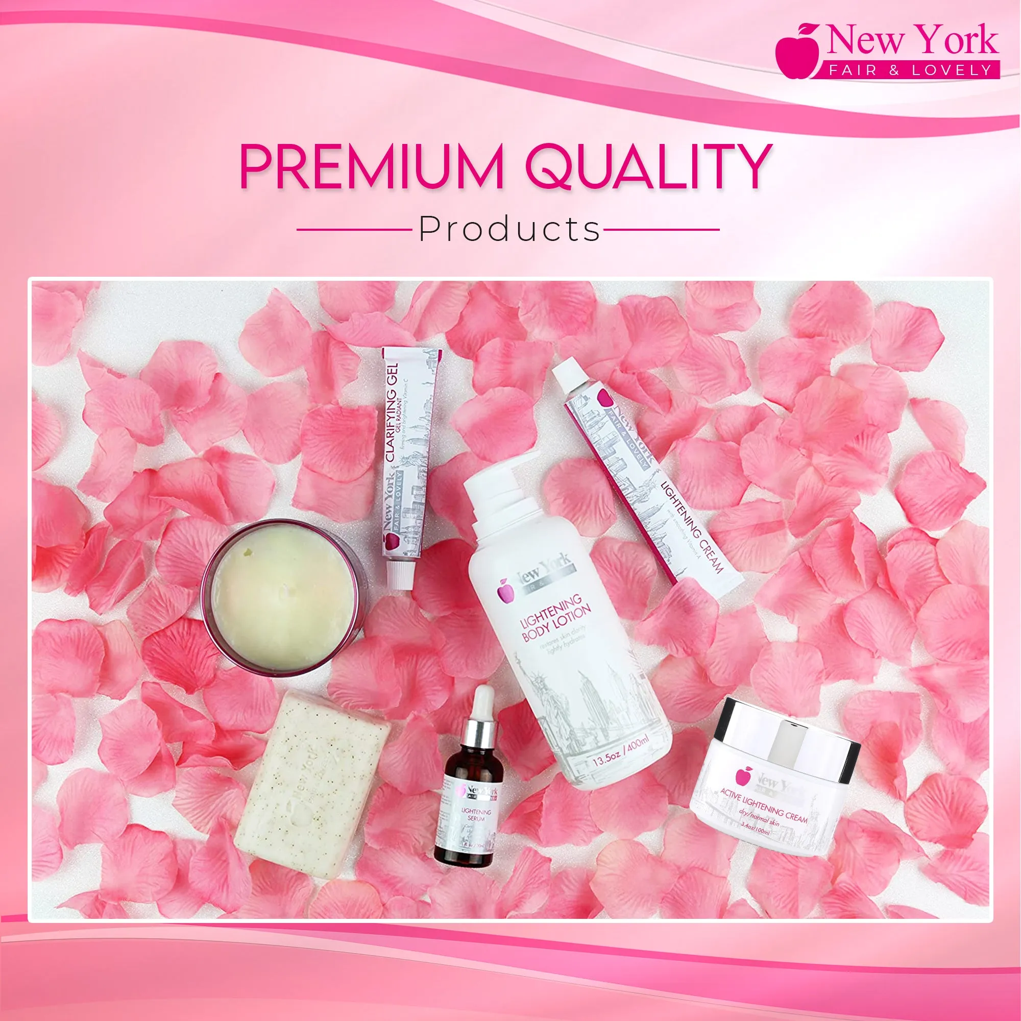 New York Fair & Lovely Active Lightening Cream - 100ml / 3.4 Oz
