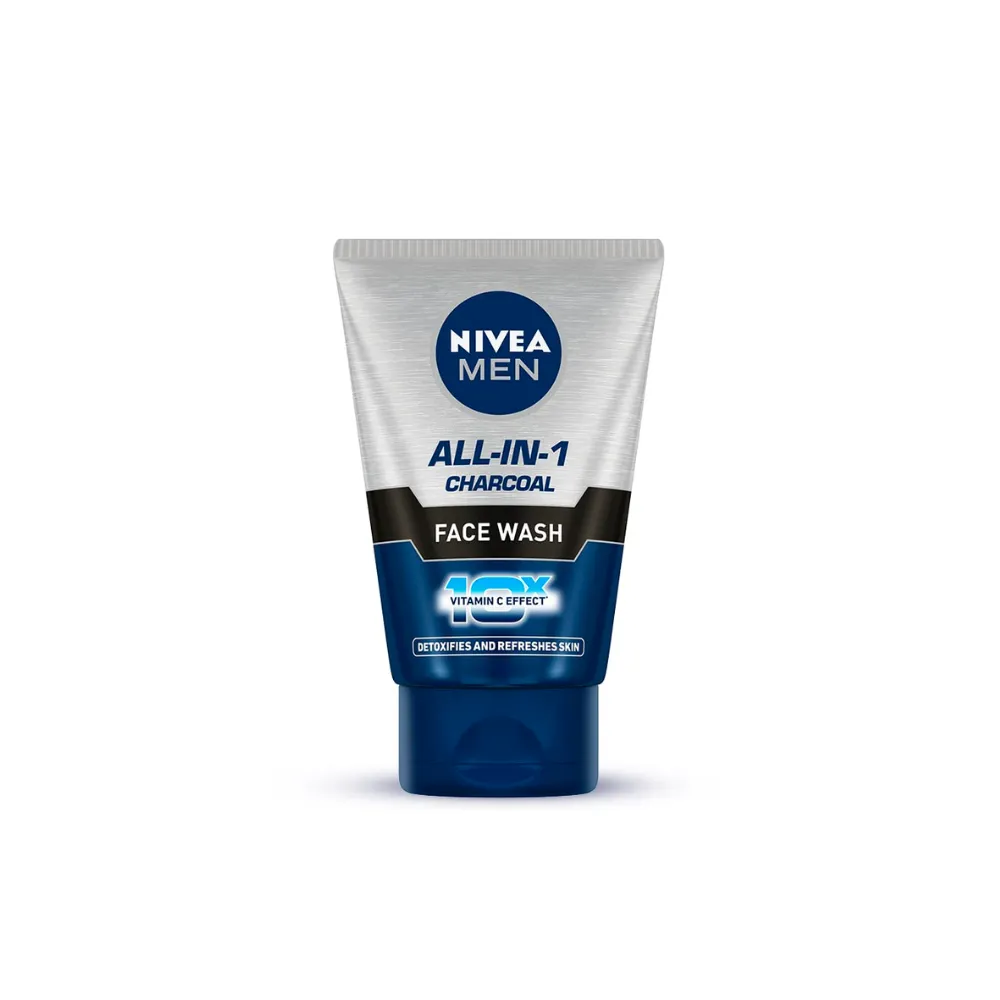 Nivea Men All In 1 Charcoal Face Wash - 100 G