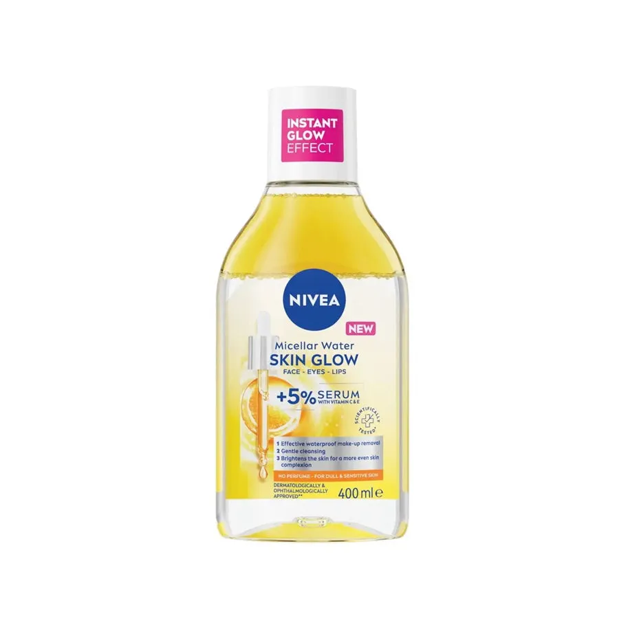 Nivea Skin Glow Serum Infused Micellar Water 400ml