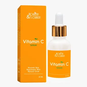 Nourish & Flourish Vitamin C Serum - Peel & Rejuvenate Skin