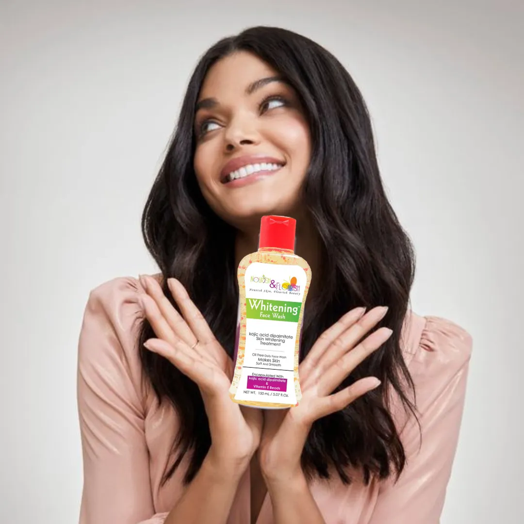 Nourish & Flourish Whitening Face Wash - Kojic Dipalmitate
