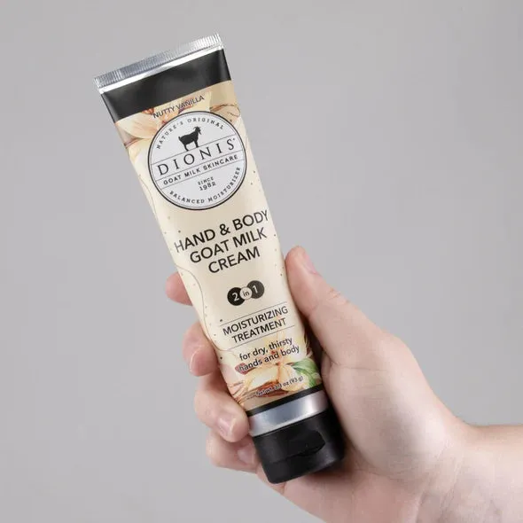 Nutty Vanilla Hand & Body Goat Milk Cream