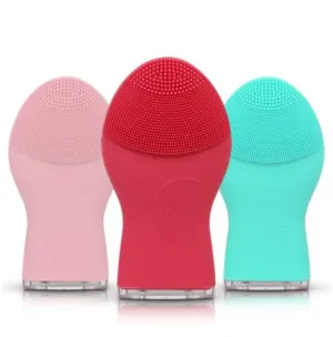 OMT Wireless Rechargeable Face Washing Brush Massager Cleanser 1ea