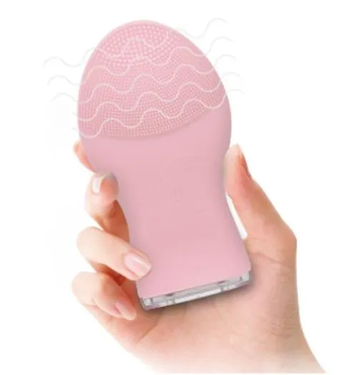 OMT Wireless Rechargeable Face Washing Brush Massager Cleanser 1ea
