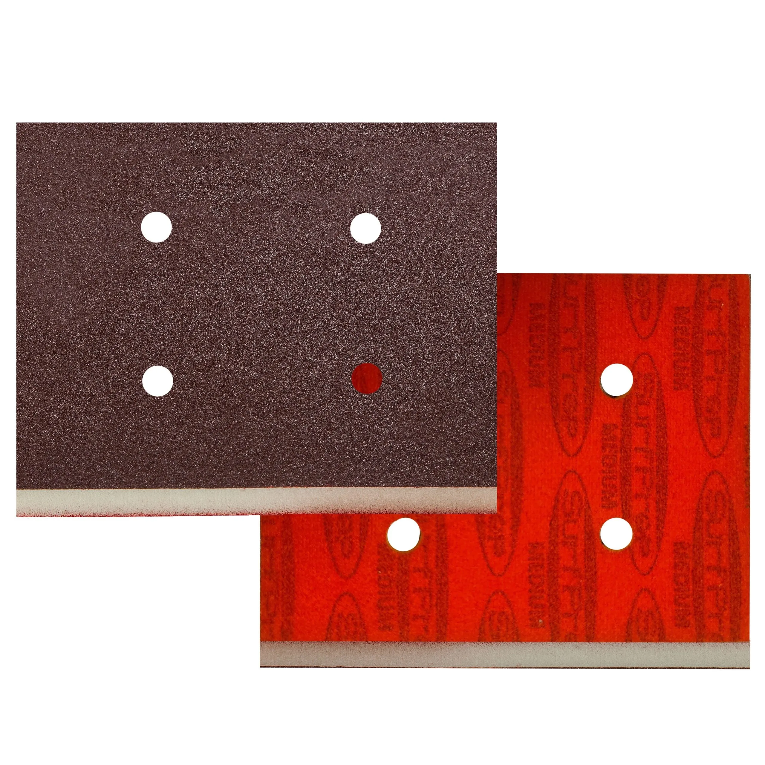 OVERSIZED 3″ X 4″ SurfPrep Foam Pads – 1/2″ Thick (Premium Red A/O) Box of 12