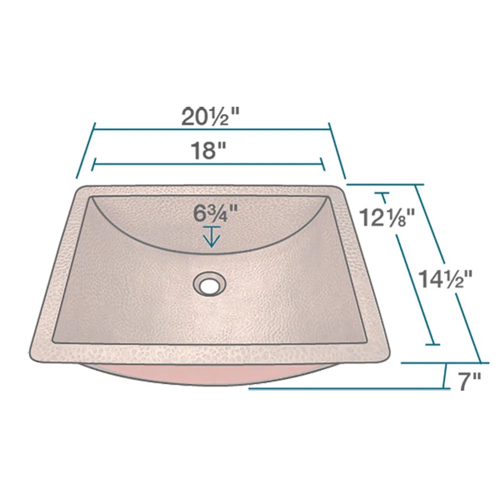 P629 Single Bowl Copper Sink