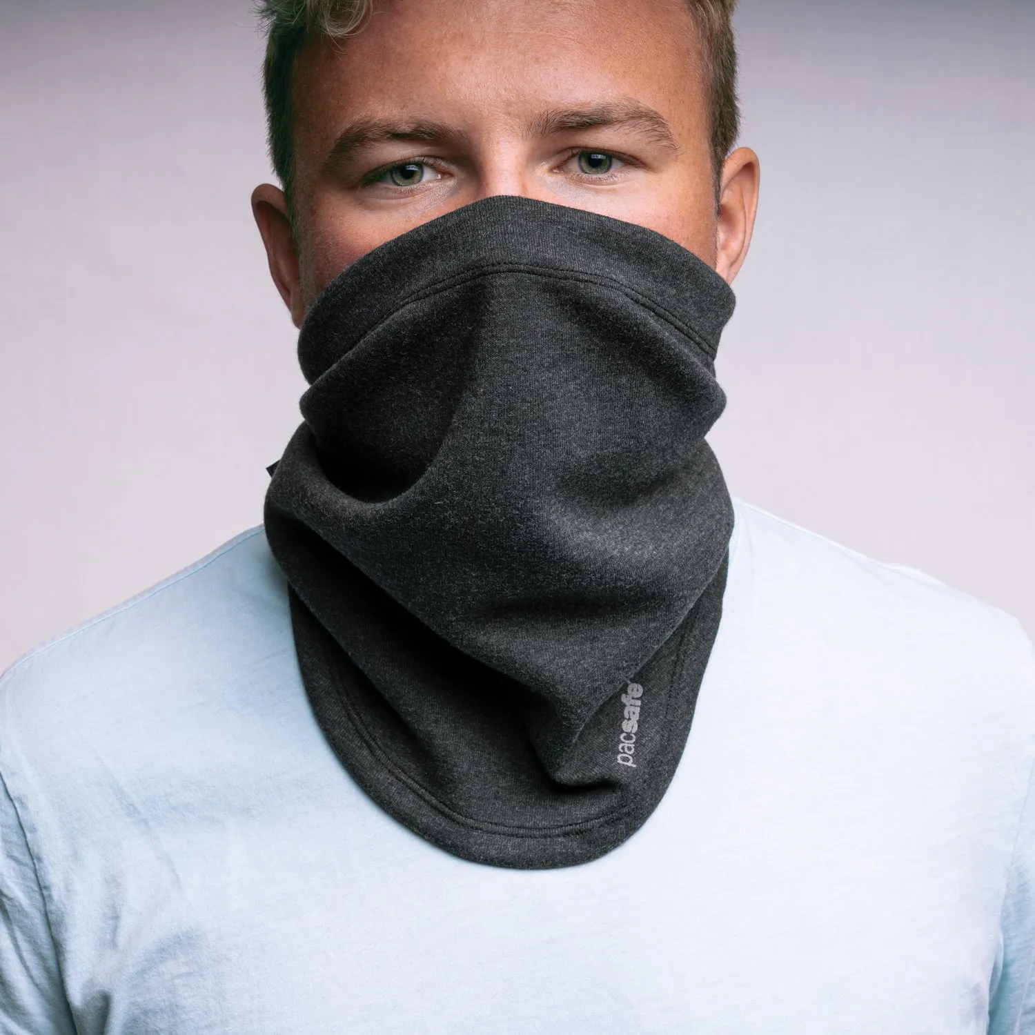 Pacsafe Neck Gaiter with Polygiene Stay Fresh and Polygiene Odor Crunch