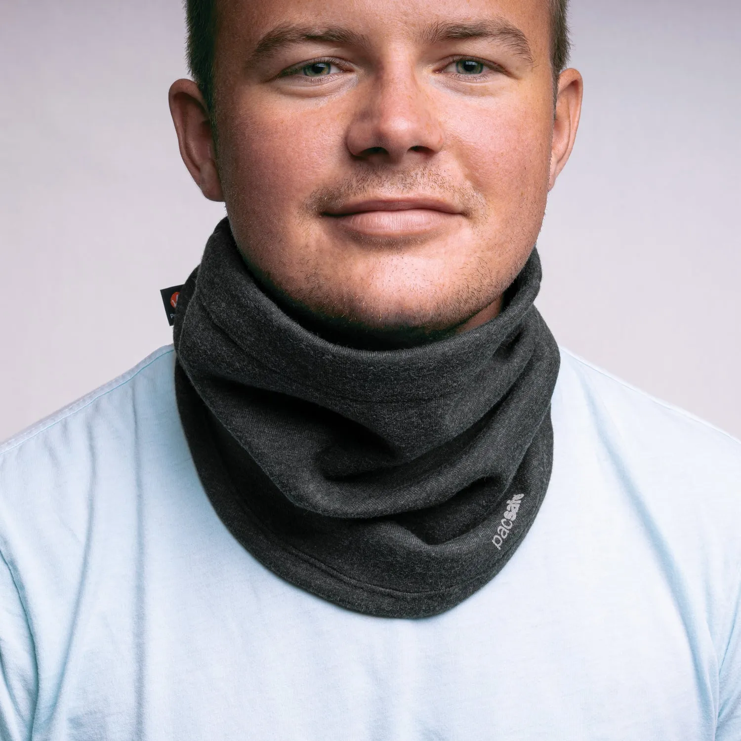 Pacsafe Neck Gaiter with Polygiene Stay Fresh and Polygiene Odor Crunch