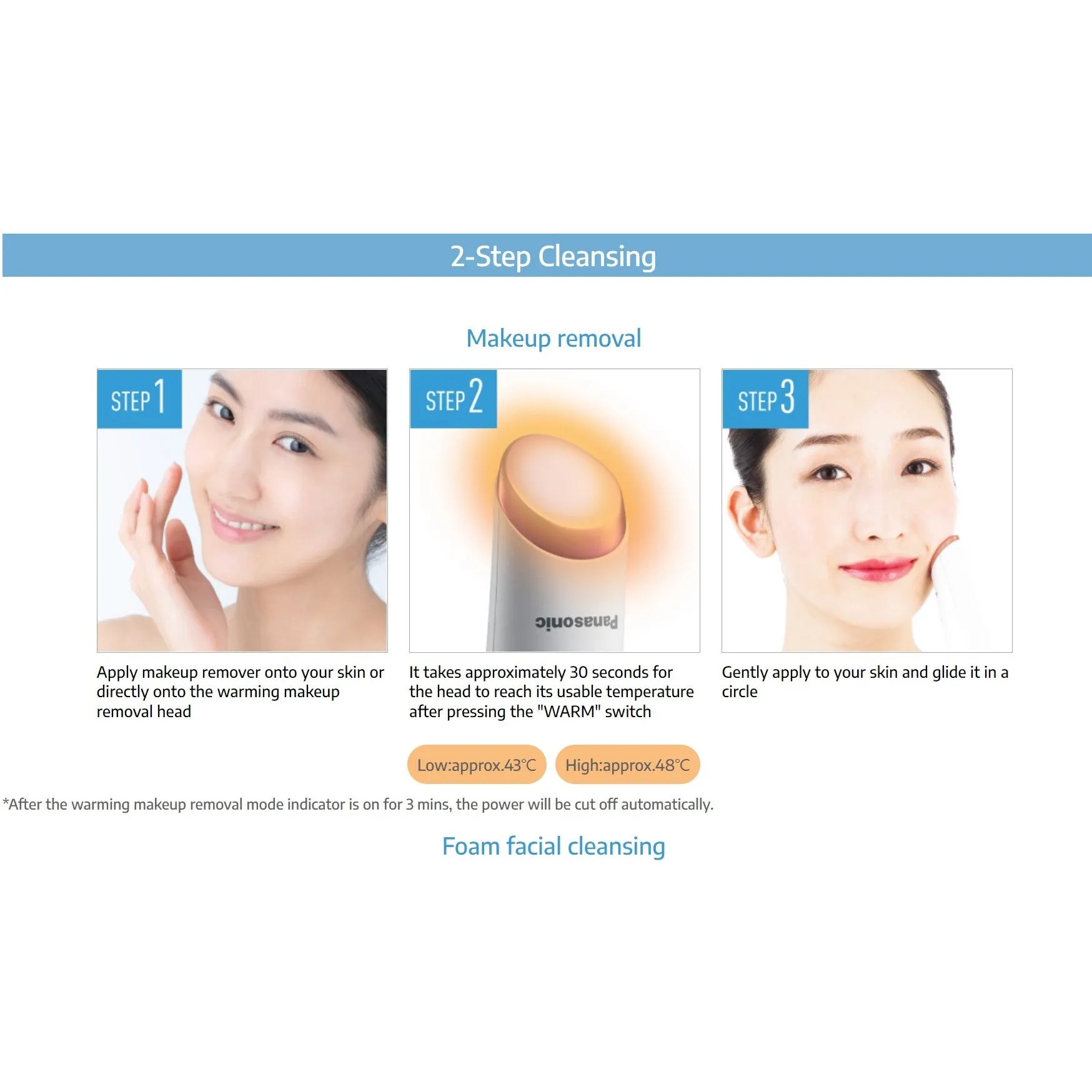 Panasonic Micro-foam Cleaning System EH-SC65