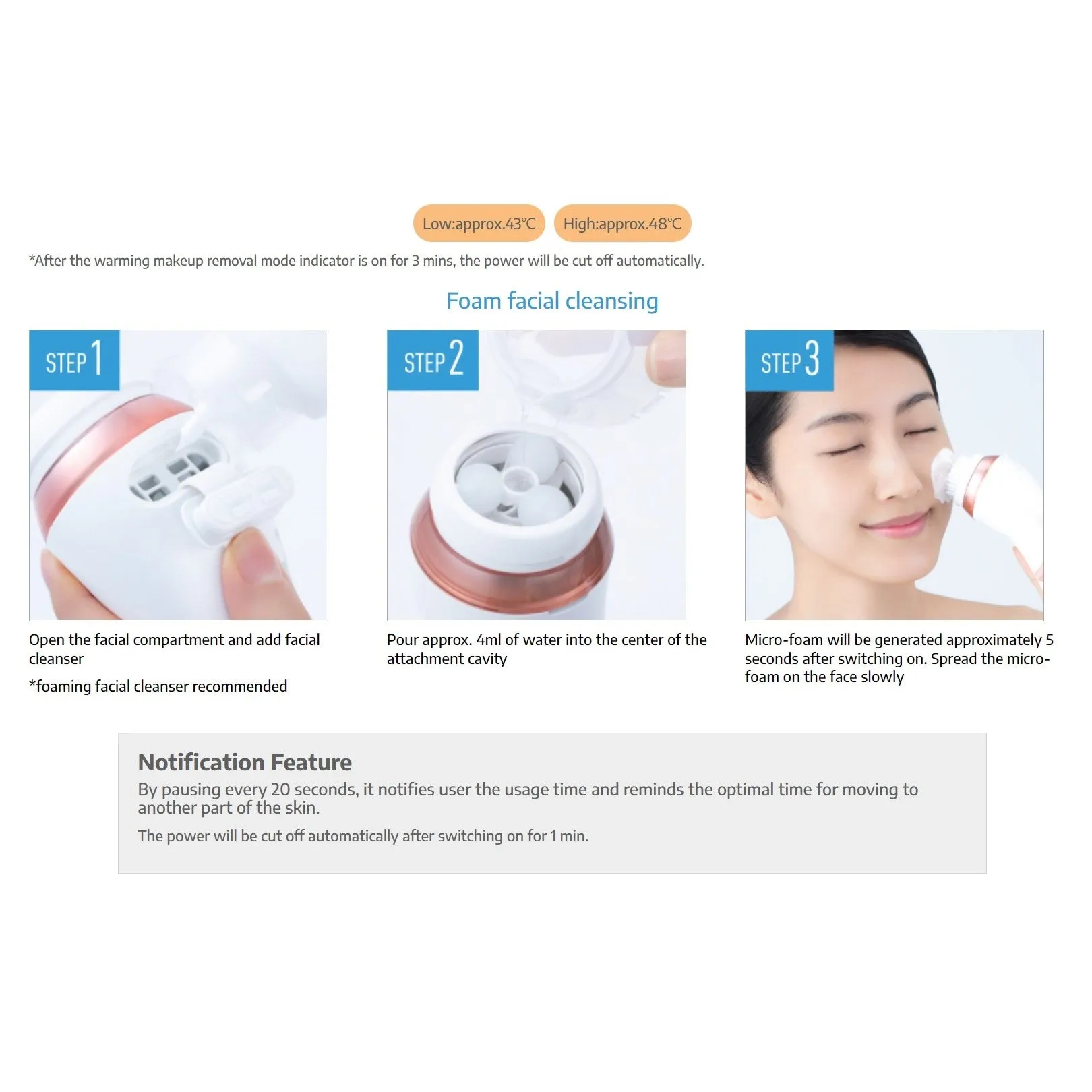 Panasonic Micro-foam Cleaning System EH-SC65