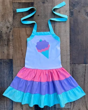 Pastel Ice Cream Cone Dress