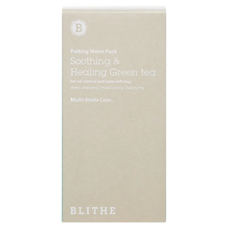 Patting Splash Mask Soothing & Healing Green tea