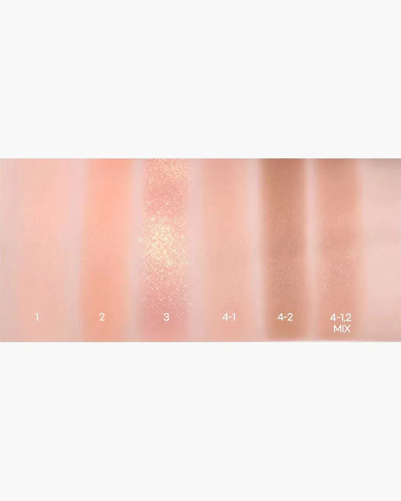 PERIPERA Ink Pocket Shadow Palette 01 fancy Spring Sunshine علبة ظلال العيون الكورية