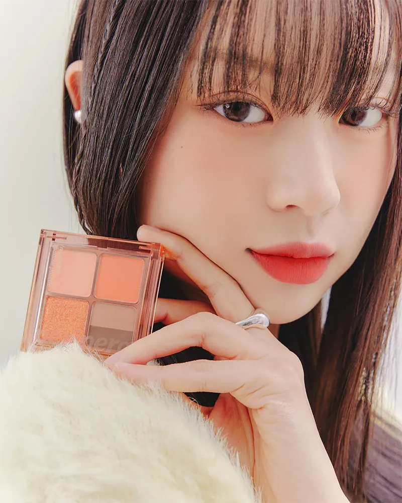 PERIPERA Ink Pocket Shadow Palette 01 fancy Spring Sunshine علبة ظلال العيون الكورية