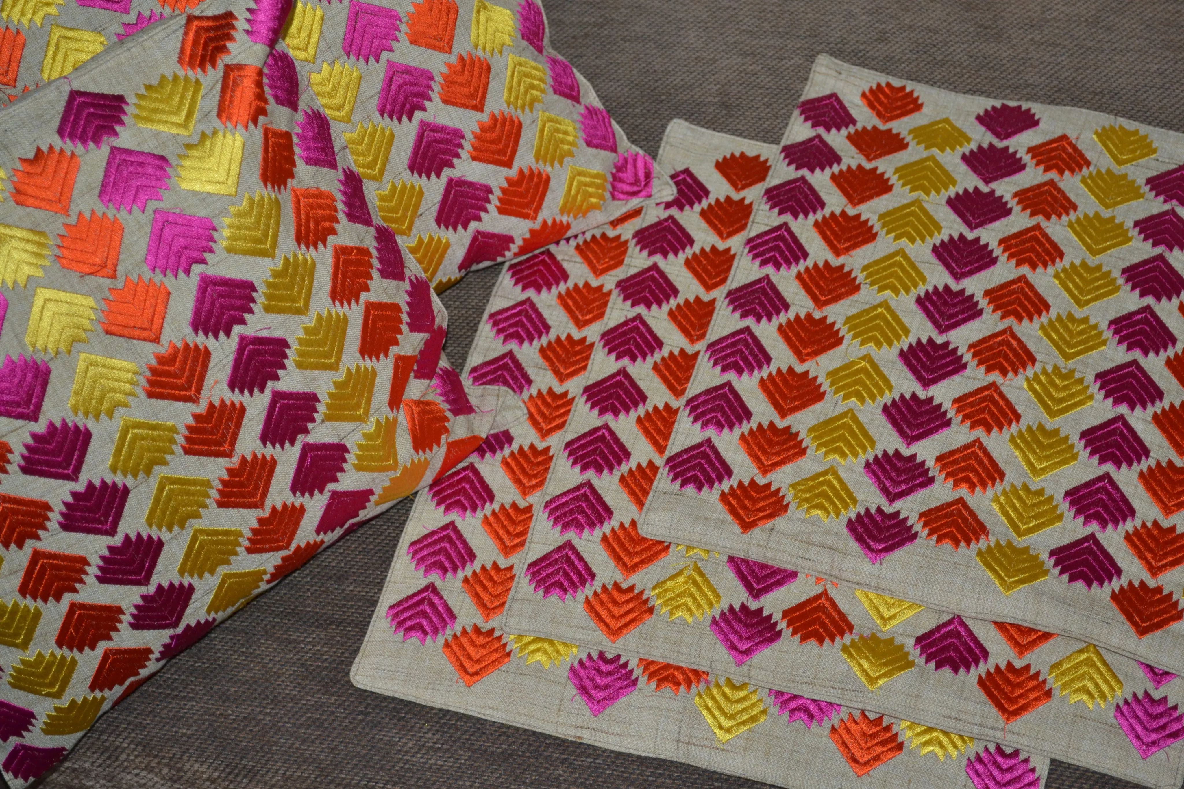 Phulkari Cushion Covers (Set of 2)