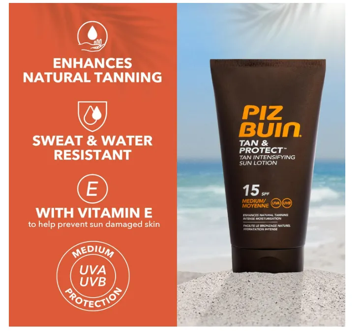 Piz Buin Tan Intense Lotion Spf15 150 ml