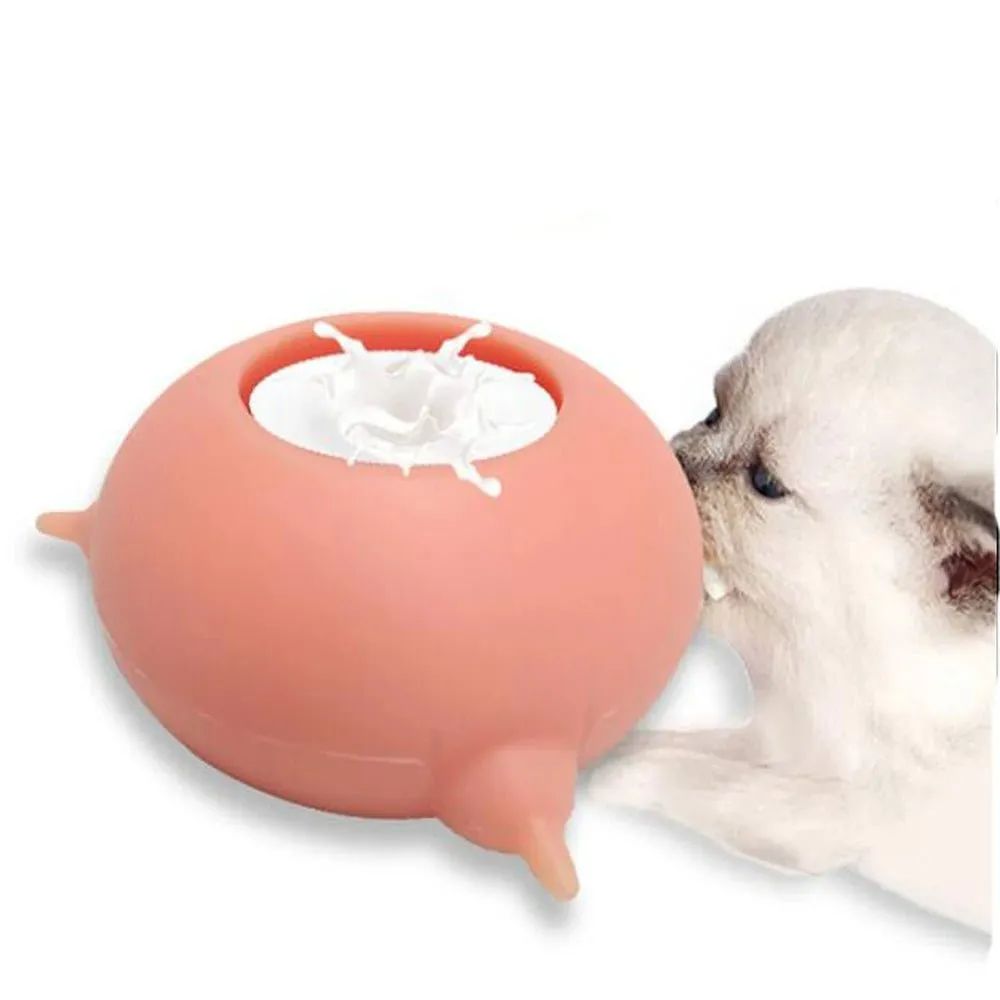 Portable Pet Milk Feeding Bowl - Puppies Nursing Station for New Born Pets