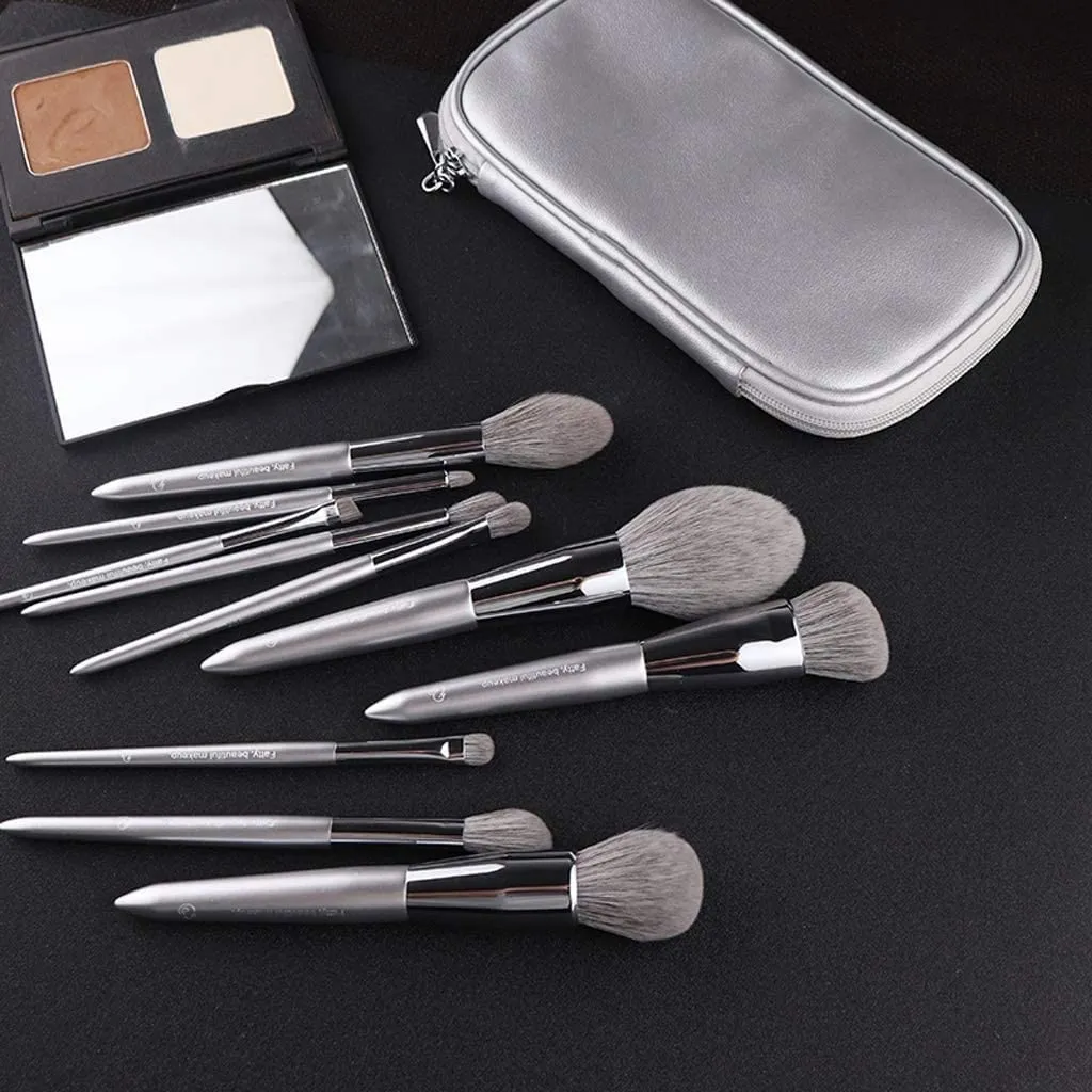 Portable Super Soft Loose Powder High Gloss Liquid Foundation Eye Shadow Makeup Brush Beginner Beauty Tools Ideal gift