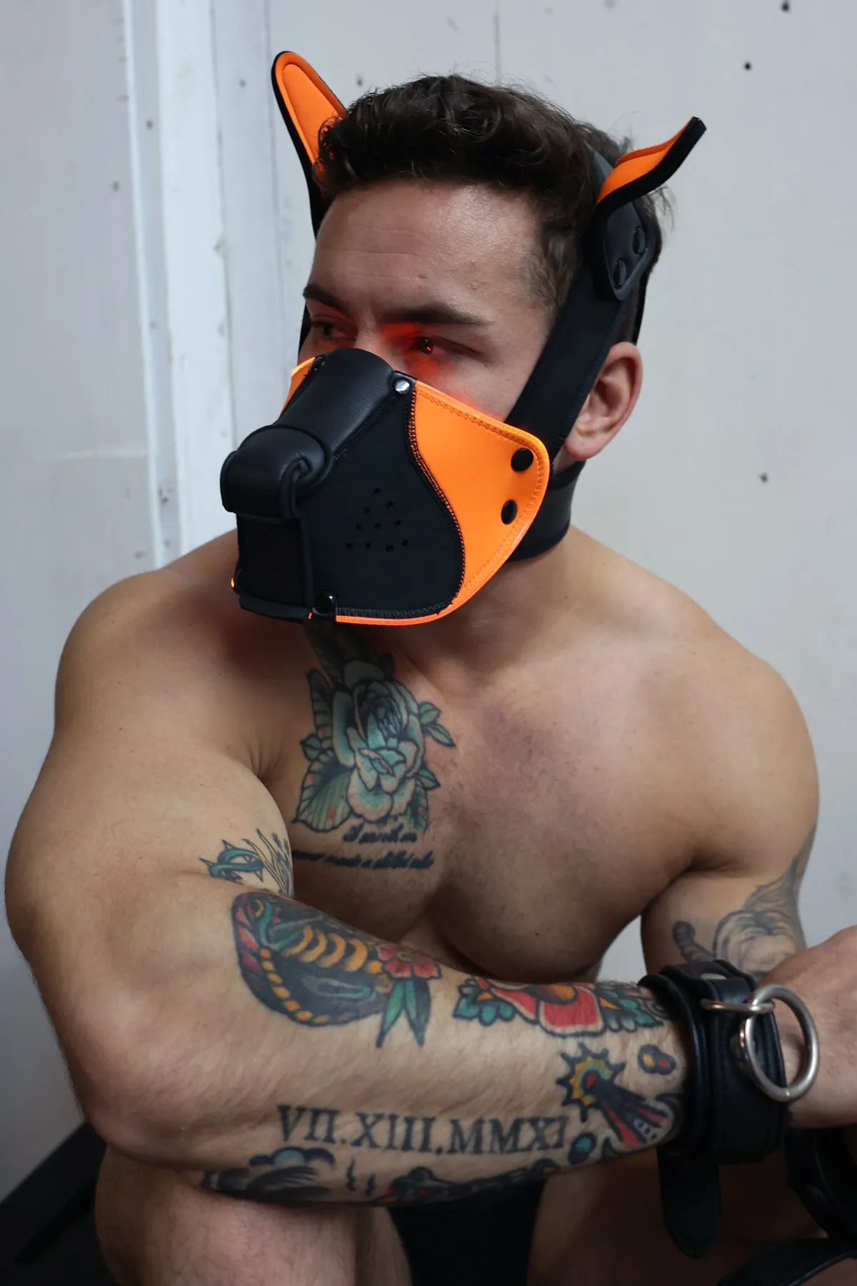 Poundtown Pup Mask 2.0 - Neon Orange