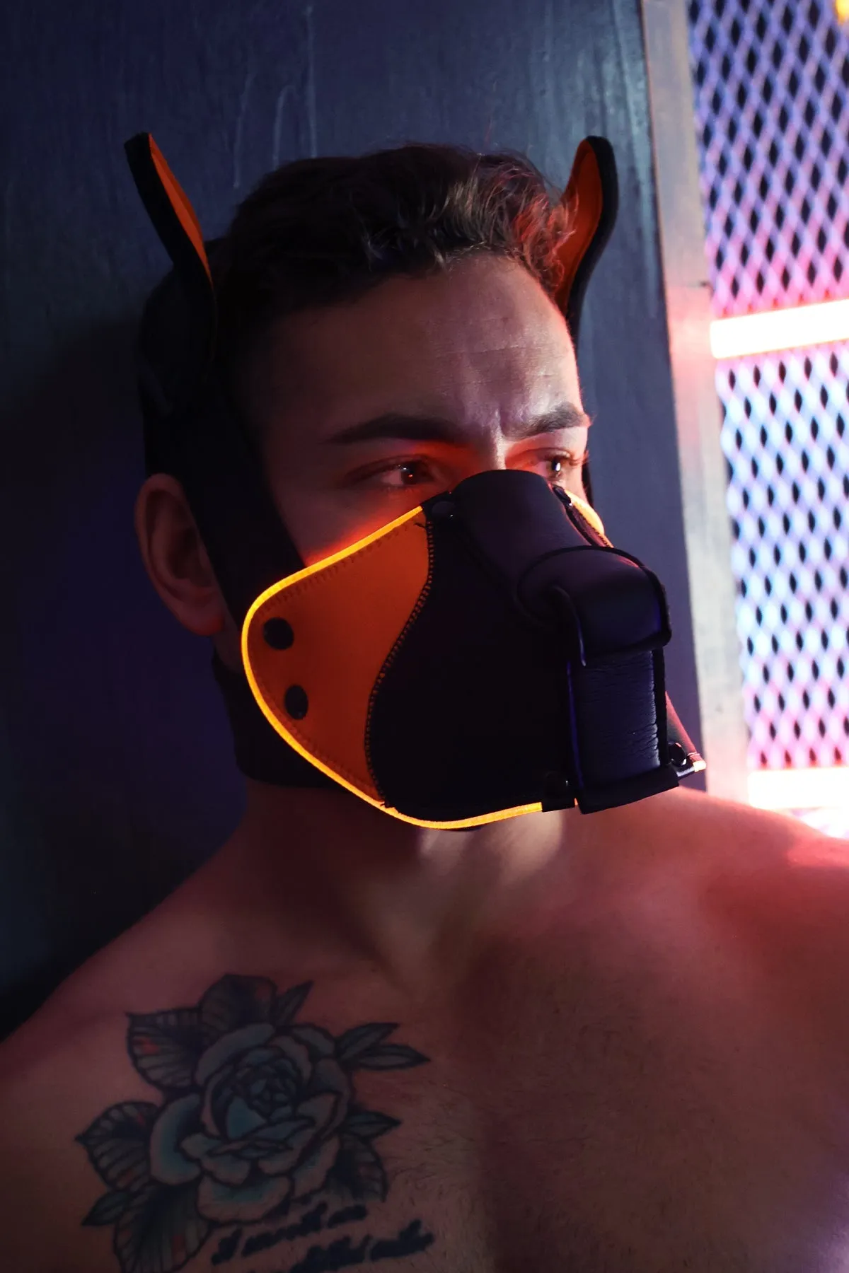 Poundtown Pup Mask 2.0 - Neon Orange