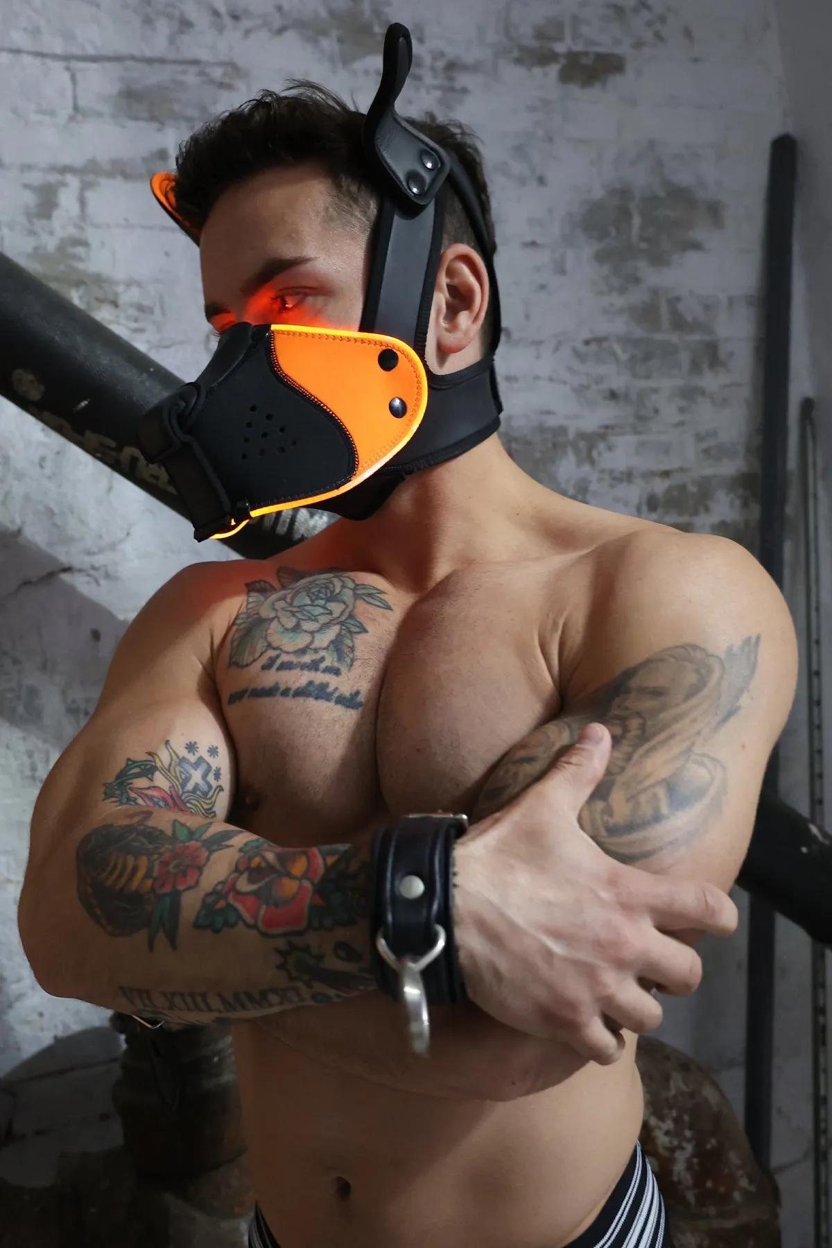 Poundtown Pup Mask 2.0 - Neon Orange